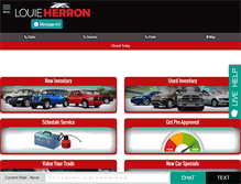 Tablet Screenshot of louieherron.com